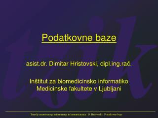 Podatkovne baze