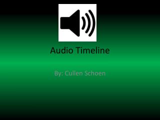 Audio Timeline