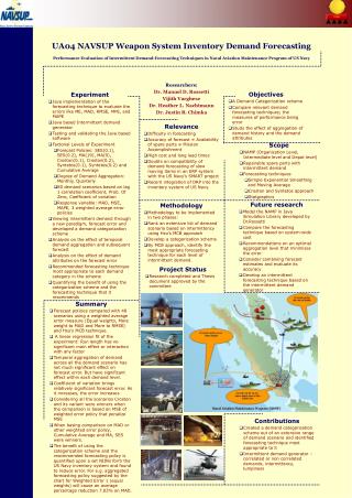 Scope NAMP (Organization Level, Intermediate level and Depot level)