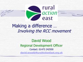 Making a difference … Involving the RCC movement