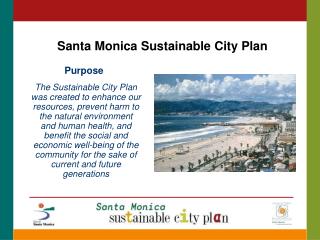 Santa Monica Sustainable City Plan