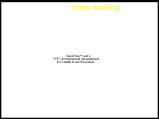 mass wasting