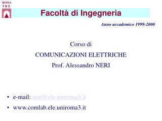 Facoltà di Ingegneria