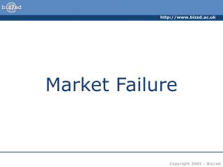 Market Failure