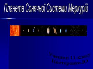 Учениці 11 класу Нестеренко.Ю