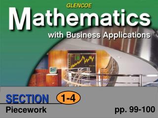 Piecework