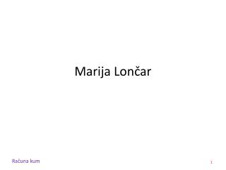 Marija Lončar