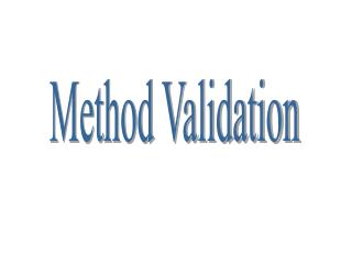 Method Validation