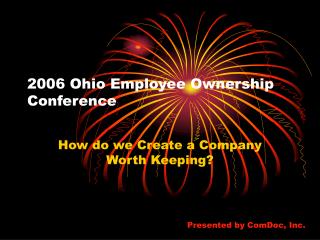 2006 Ohio Employee Ownership Conference
