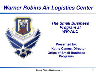 The Small Business Program at WR-ALC