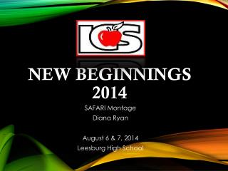 New Beginnings 2014