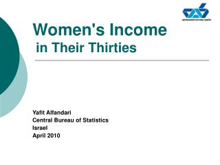 Women's Income in Their Thirties