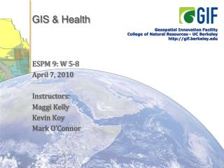 GIS &amp; Health