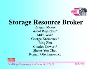 Storage Resource Broker