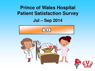 Prince of Wales Hospital Patient Satisfaction Survey Jul – Sep 2014