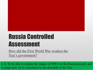 Russia Controlled Assessment