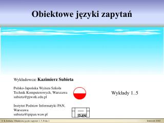 Obiektowe języki zapytań