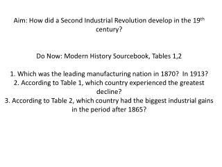 The Industrial Revolution Spreads