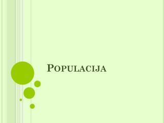 Populacija