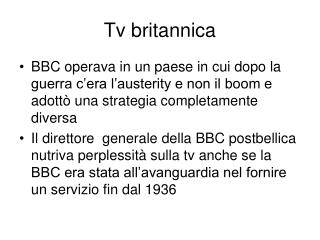 Tv britannica