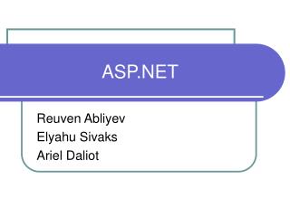 ASP.NET