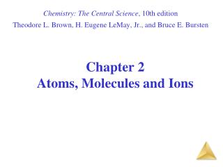 Chapter 2 Atoms, Molecules and Ions