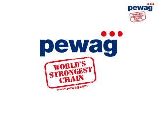 Качественные характеристики цепей PEWAG