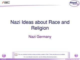 Nazi Ideas about Race and Religion