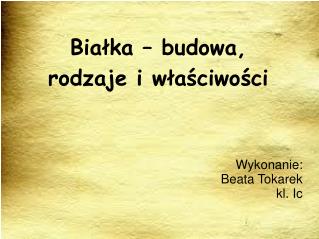 Białka – budowa, rodzaje i właściwości