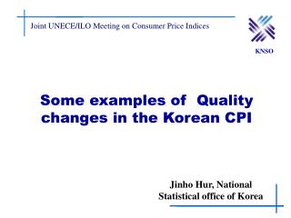 Some examples of Quality changes in the Korean CPI