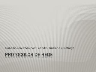 Protocolos de rede
