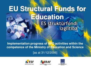 EU Structural Funds for Education