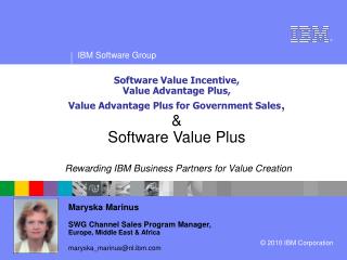 Rewarding IBM Business Partners for Value Creation
