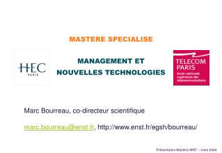 MANAGEMENT ET NOUVELLES TECHNOLOGIES