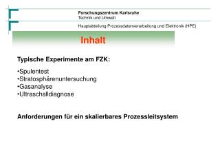 Forschungszentrum Karlsruhe Technik und Umwelt