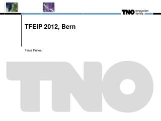 TFEIP 2012, Bern