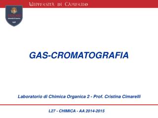 GAS-CROMATOGRAFIA