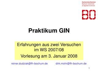 Praktikum GIN