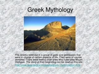 Greek Mythology