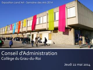 Conseil d’Administration Collège du Grau-du-Roi