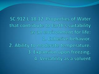 Nature of Water