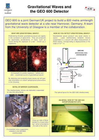 Gravitational Waves and the GEO 600 Detector