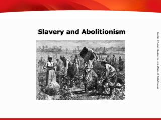 Slavery and Abolitionism