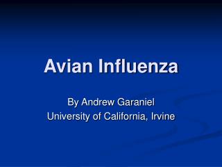 Avian Influenza