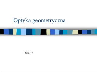 Optyka geometryczna