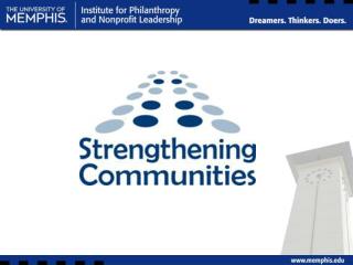 Strengthening Communities