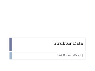 Struktur Data