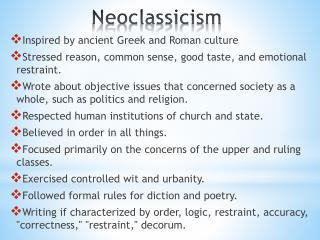 Neoclassicism