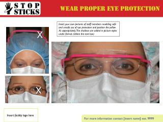 For more information contact [insert name]: ext. 9999