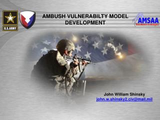 AMBUSH VULNERABILTY MODEL DEVELOPMENT